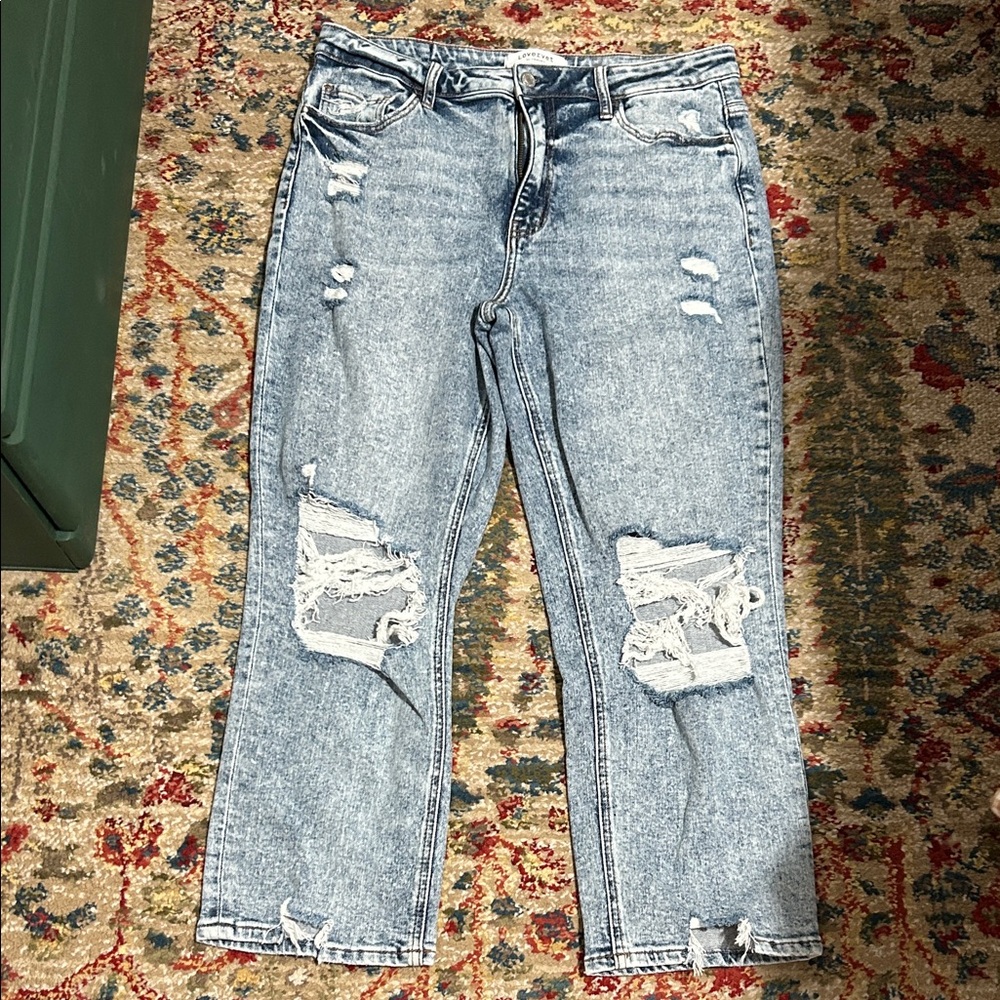 Lovervet by Vervet Distressed Blue Women's Jeans